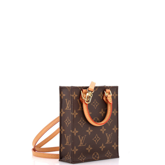 Petit Sac Plat Bag Monogram Canvas