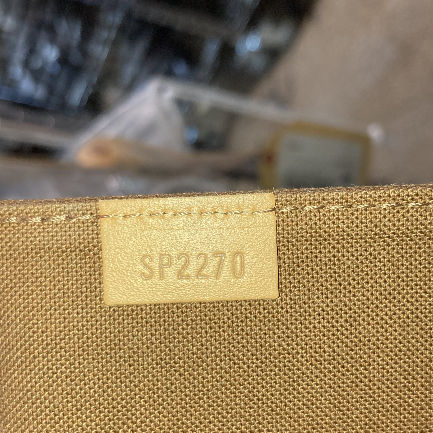 Petit Sac Plat Bag Monogram Canvas