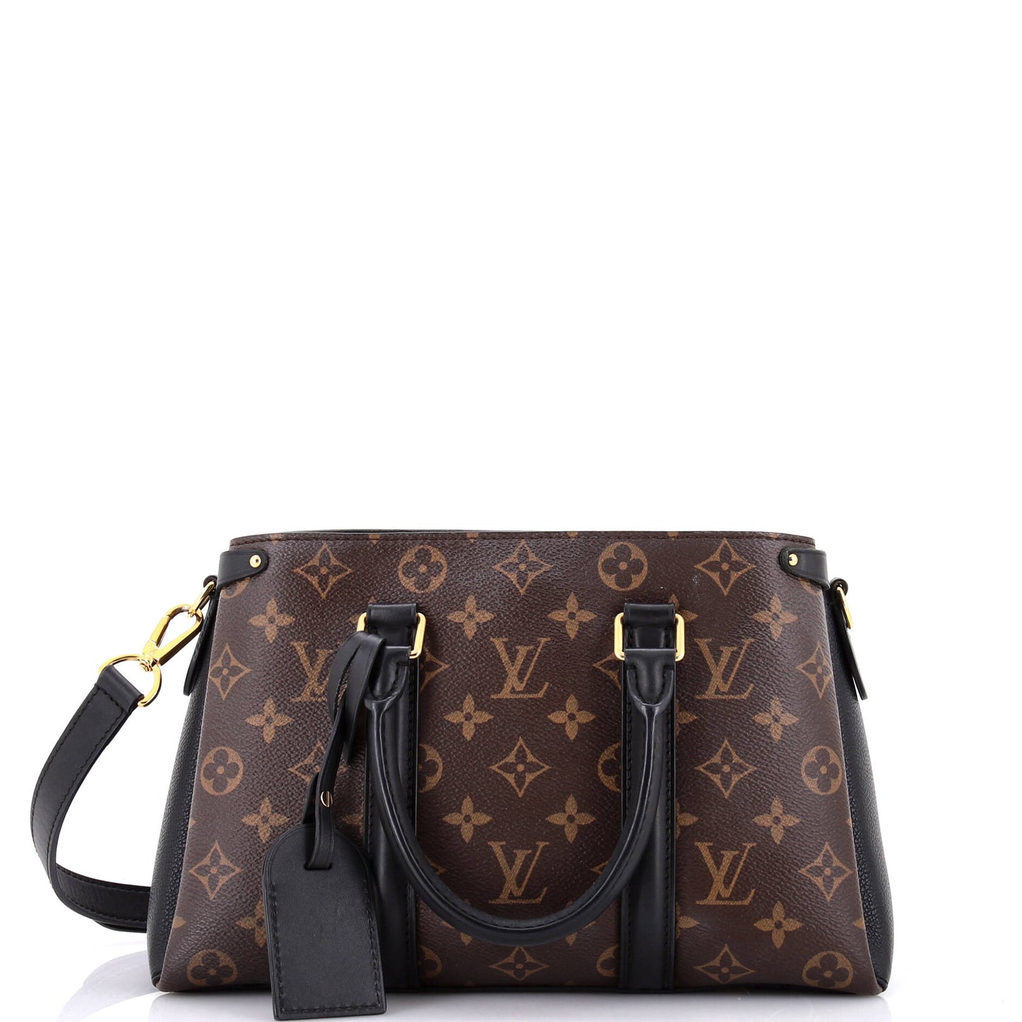 Soufflot Tote Monogram Canvas with Leather BB