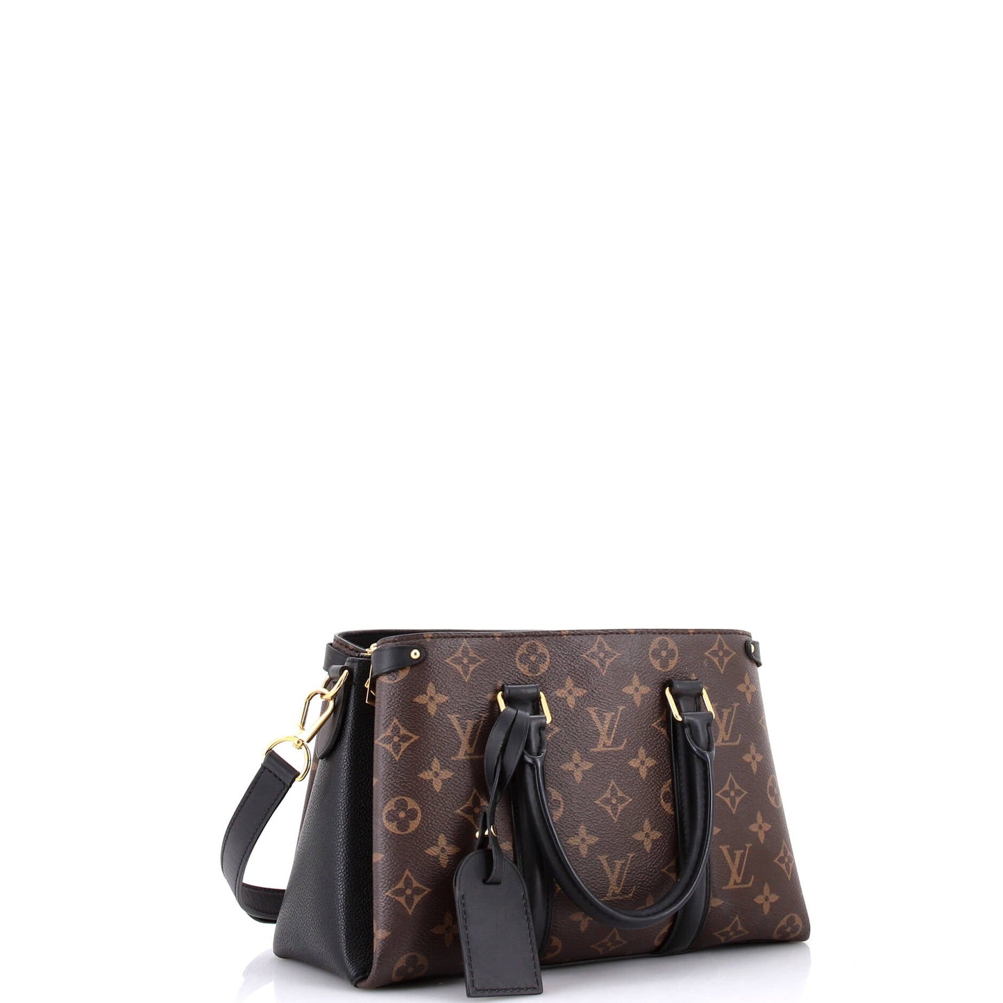 Soufflot Tote Monogram Canvas with Leather BB