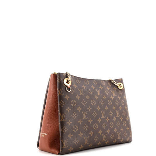 Surene Handbag Monogram Canvas with Leather MM