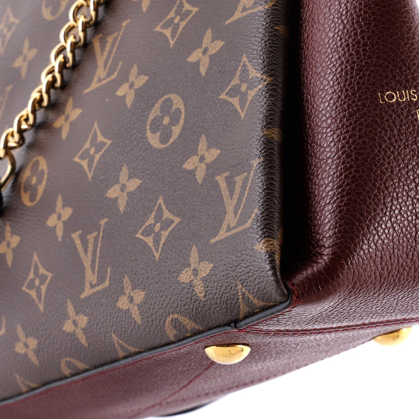 Surene Handbag Monogram Canvas with Leather MM