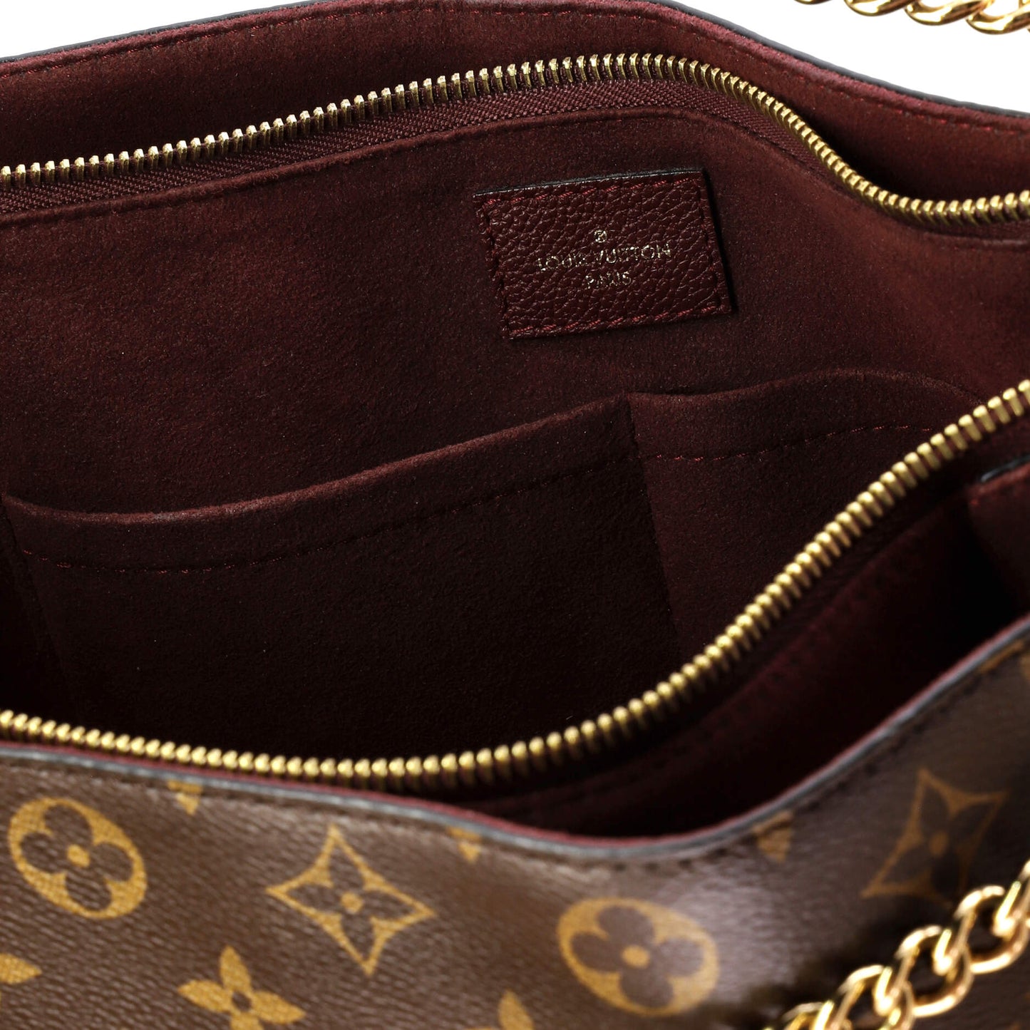 Surene Handbag Monogram Canvas with Leather MM