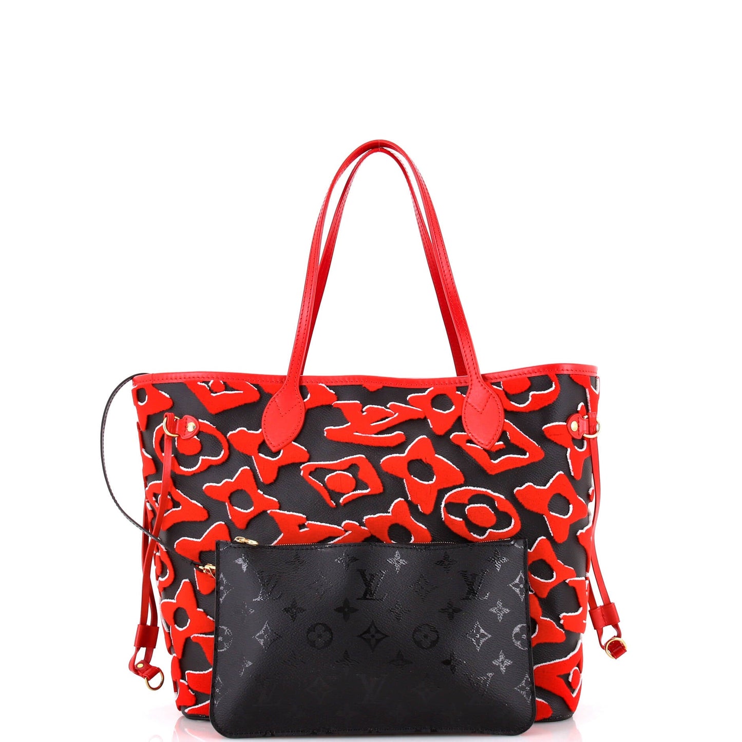 Neverfull NM Tote Limited Edition Urs Fischer Tufted Monogram Canvas MM