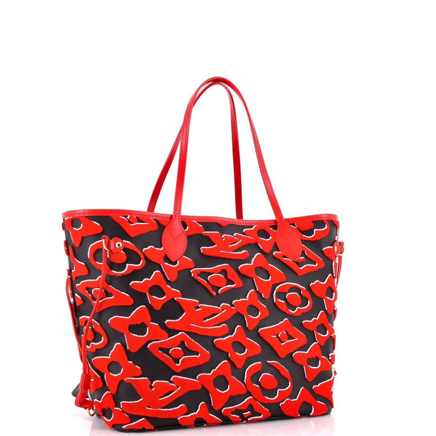 Neverfull NM Tote Limited Edition Urs Fischer Tufted Monogram Canvas MM