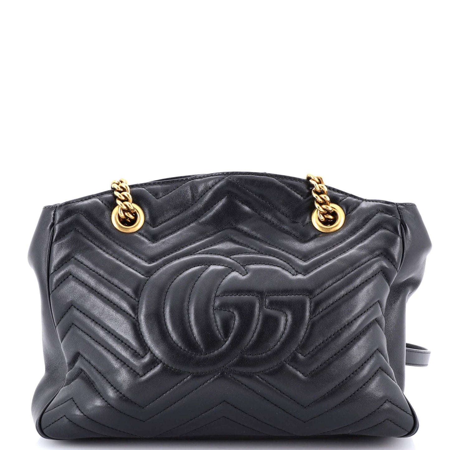 GG Marmont Chain Tote Matelasse Leather Medium