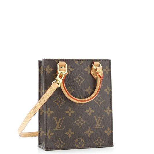 Petit Sac Plat Bag Monogram Canvas
