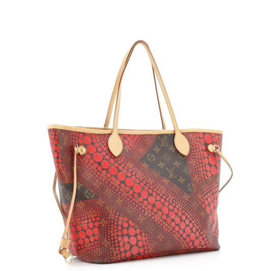 Neverfull Tote Limited Edition Kusama Waves Monogram Canvas MM