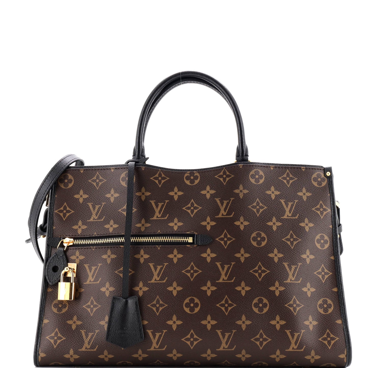 Popincourt NM Handbag Monogram Canvas with Leather MM