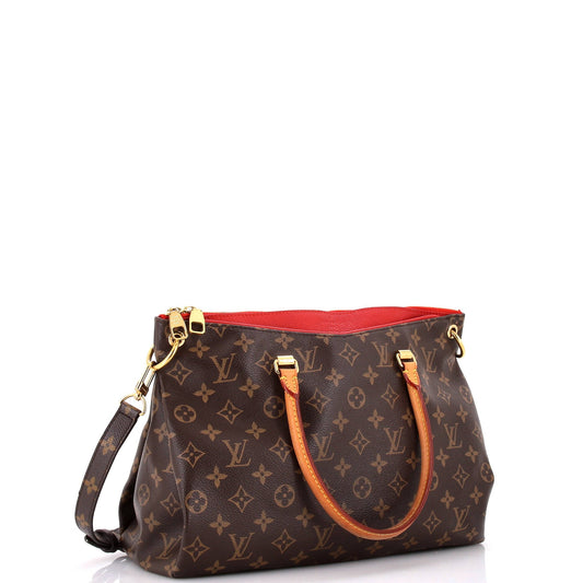 Pallas Tote Monogram Canvas with Leather
