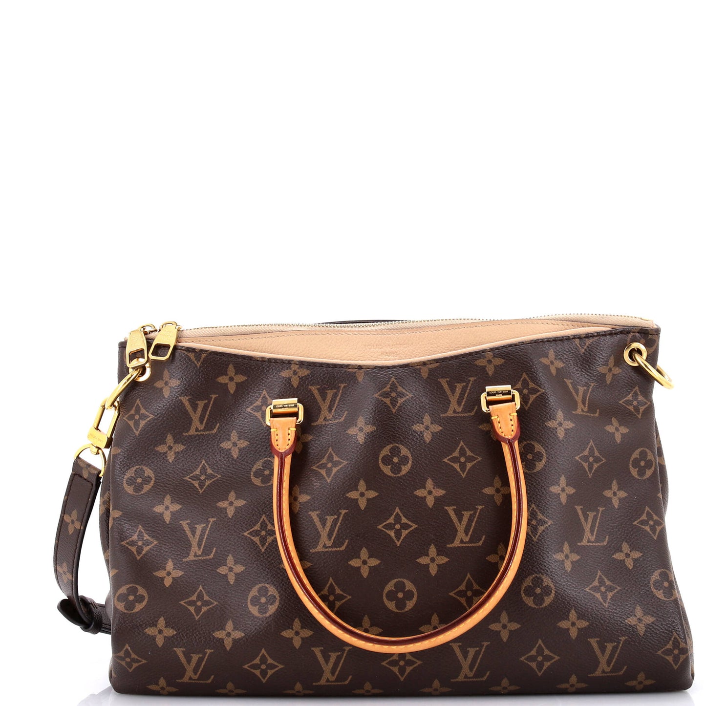 Pallas Tote Monogram Canvas with Leather