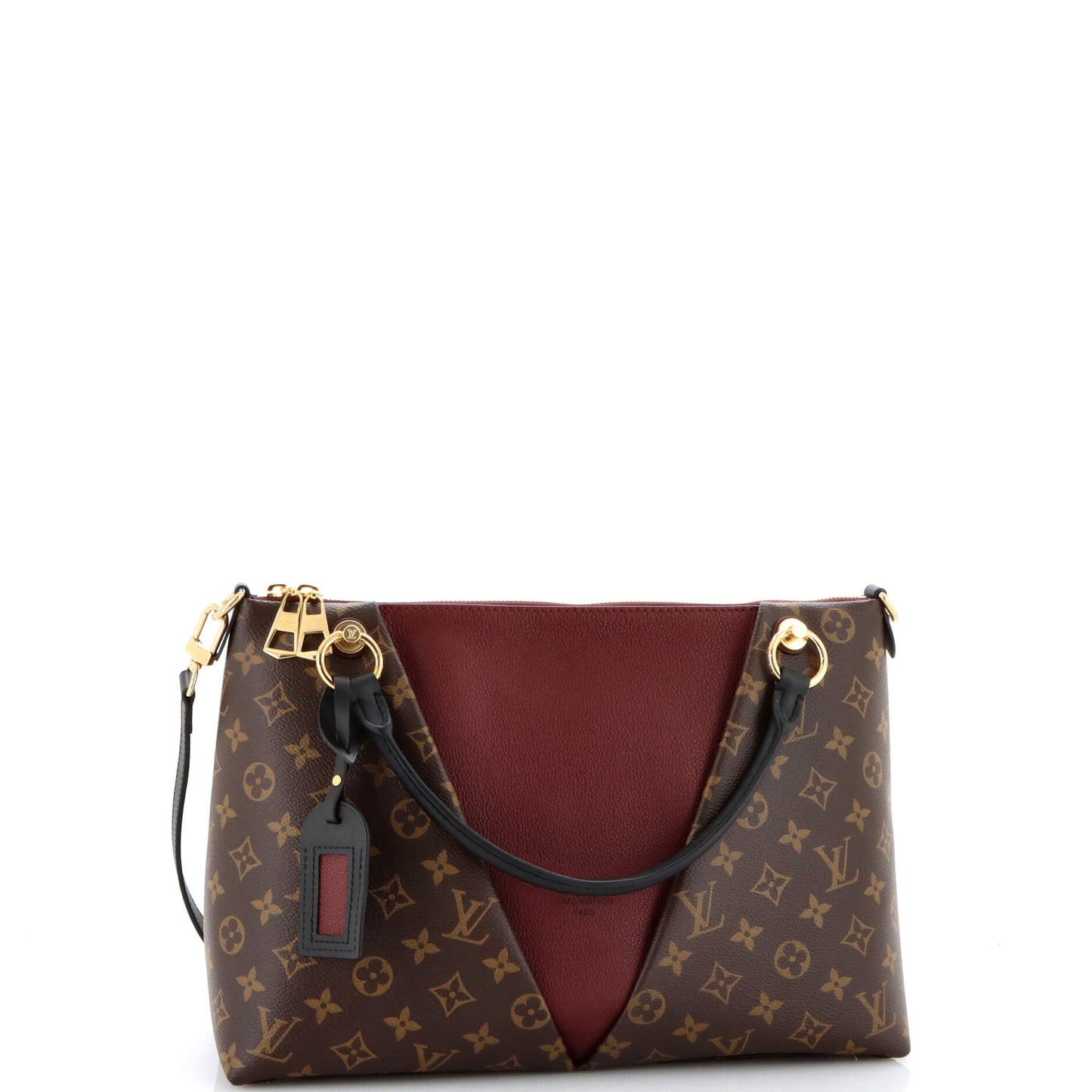 V Tote Monogram Canvas and Leather MM