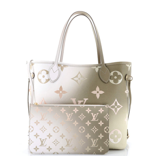 Neverfull NM Tote Spring in the City Monogram Giant Canvas MM