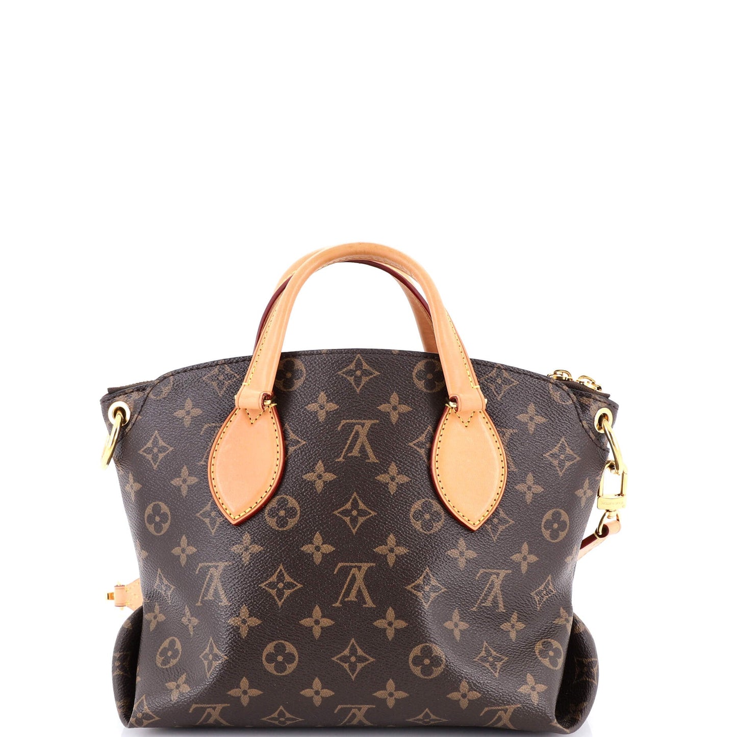 Flower Zipped Tote Monogram Canvas PM