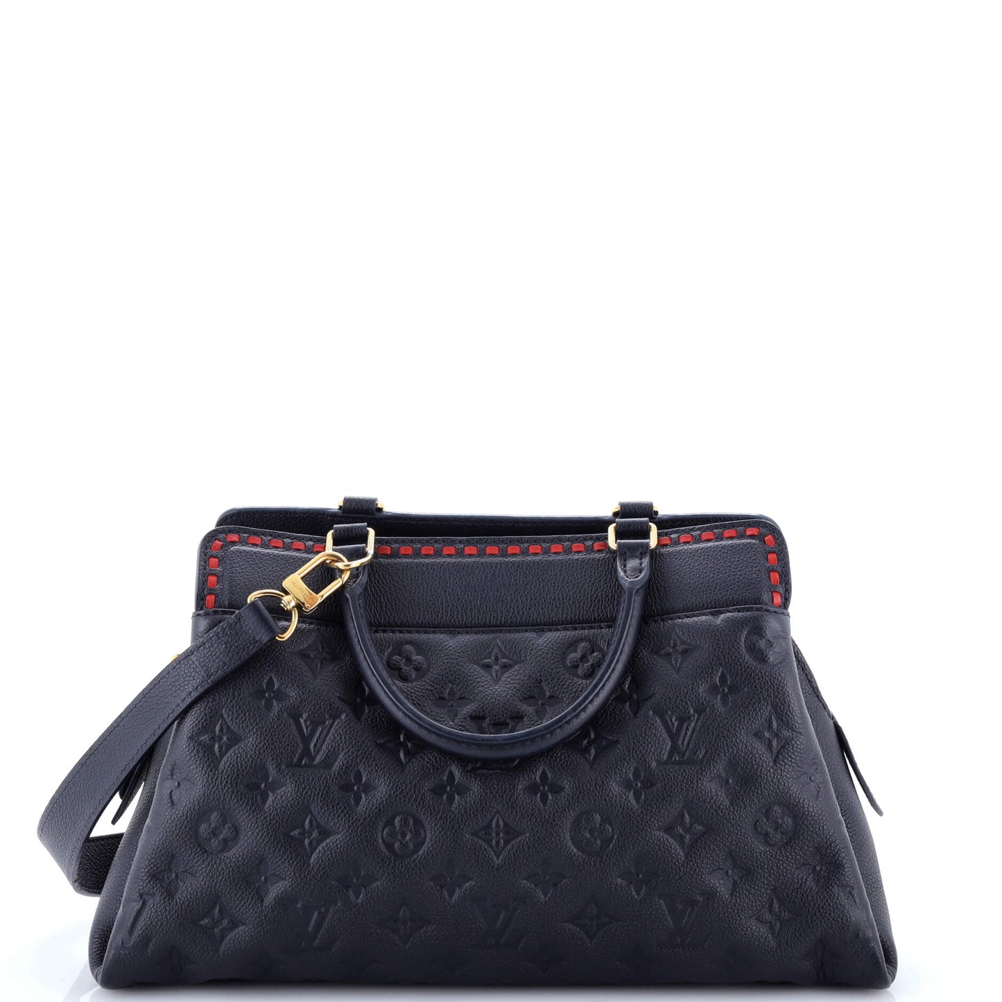 Vosges Handbag Whipstitch Monogram Empreinte Leather MM