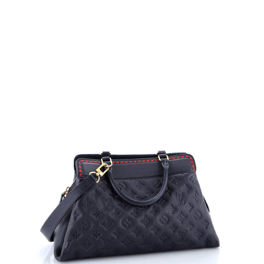 Vosges Handbag Whipstitch Monogram Empreinte Leather MM