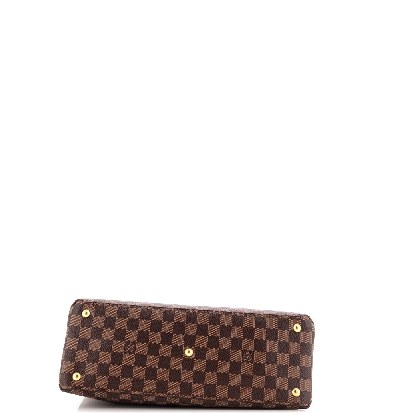 LV Riverside Handbag Damier with Leather