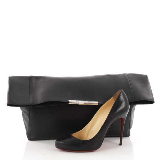 Folded Clutch Leather Large
