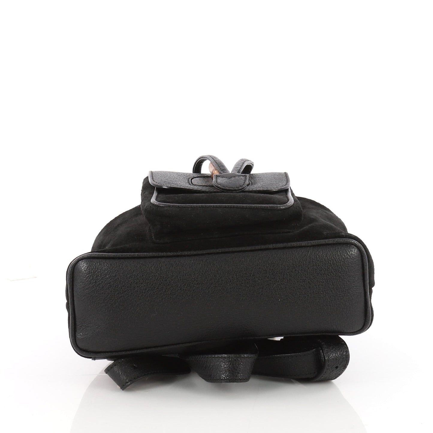 Vintage Bamboo Backpack Suede Mini