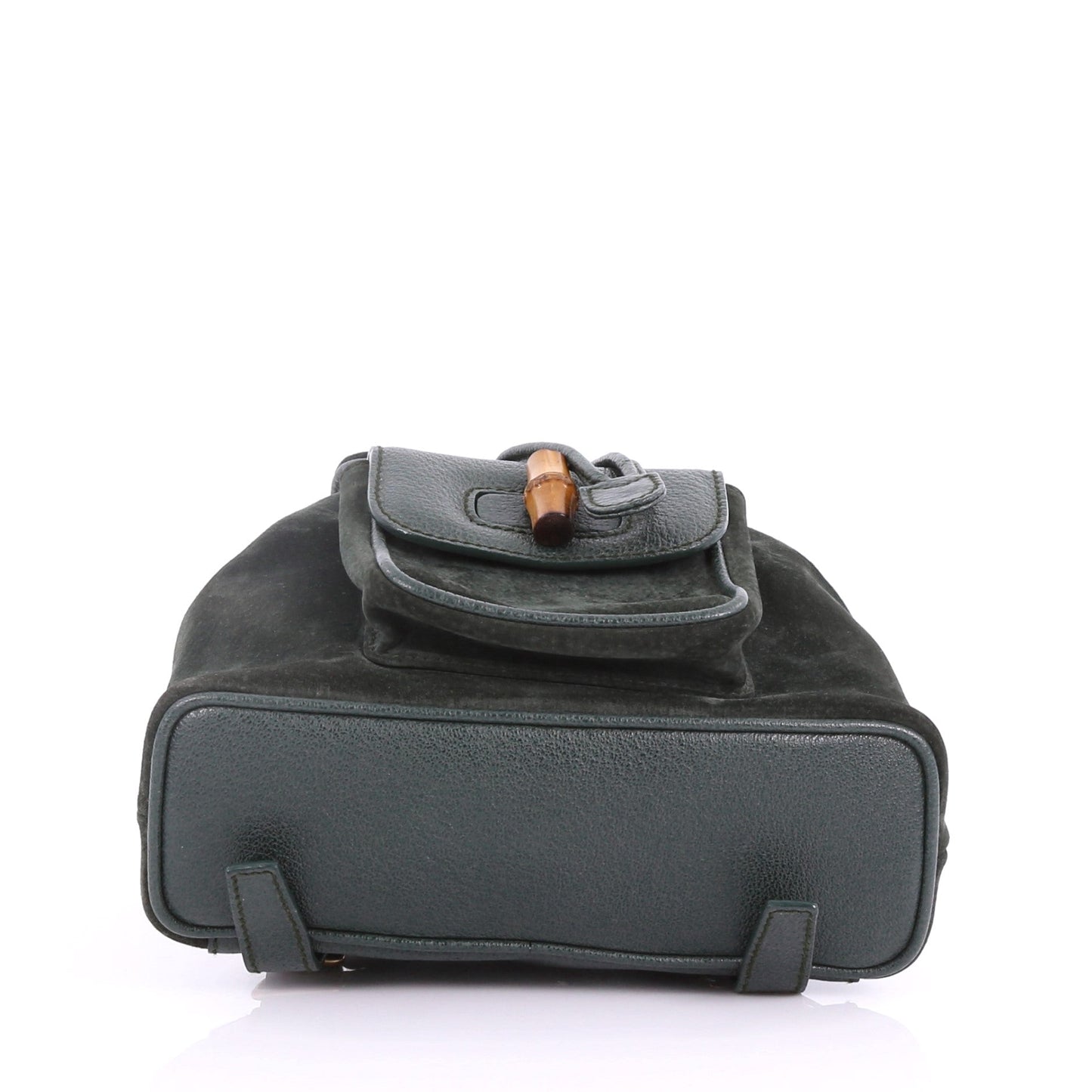 Vintage Bamboo Backpack Suede Mini