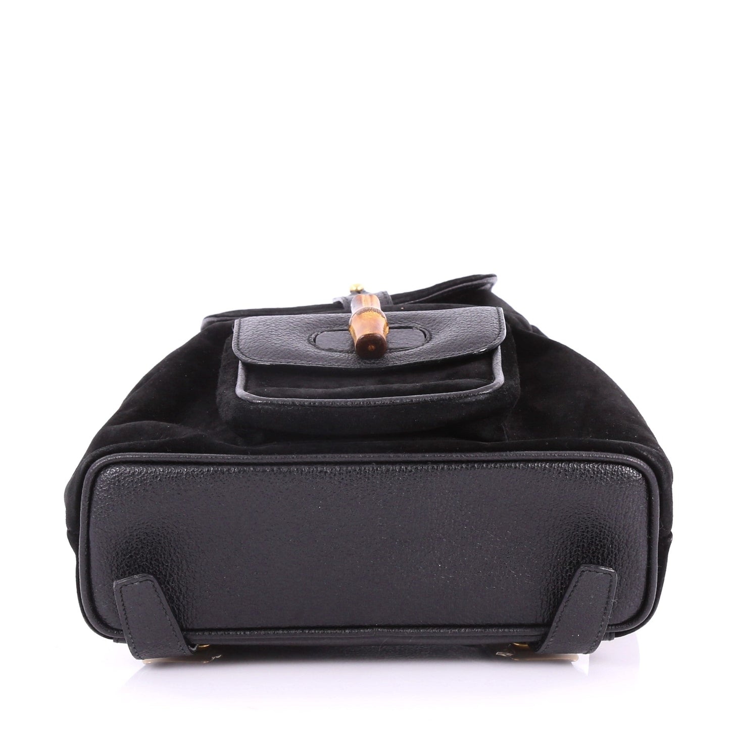 Vintage Bamboo Backpack Suede Mini