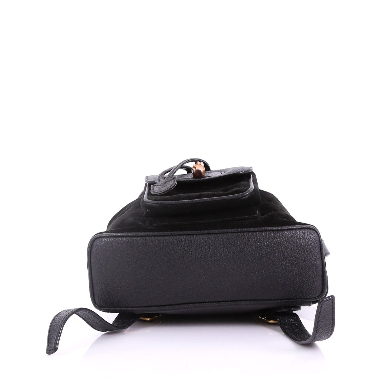 Vintage Bamboo Backpack Suede Mini