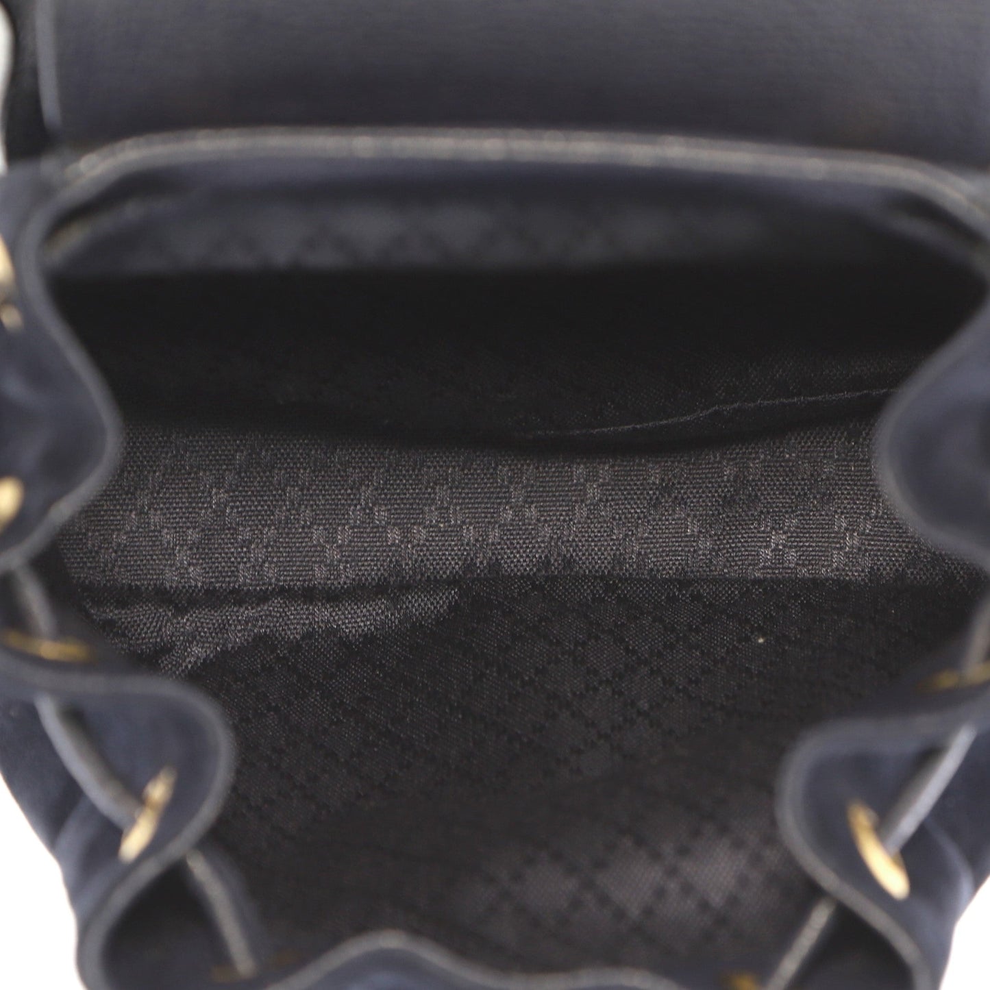 Vintage Bamboo Backpack Suede Mini