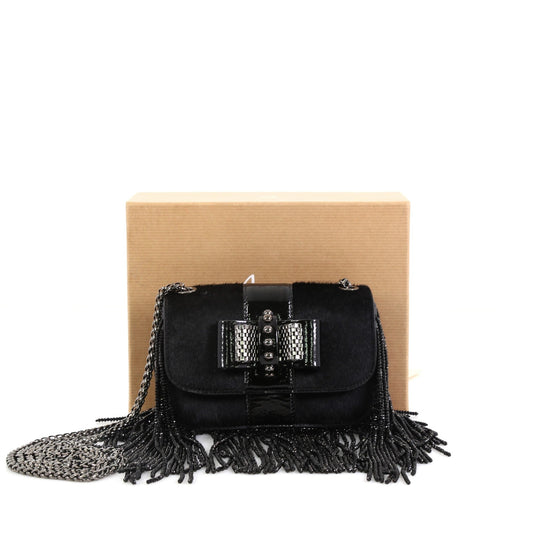 Fringe Sweet Charity Crossbody Bag Pony Hair Mini