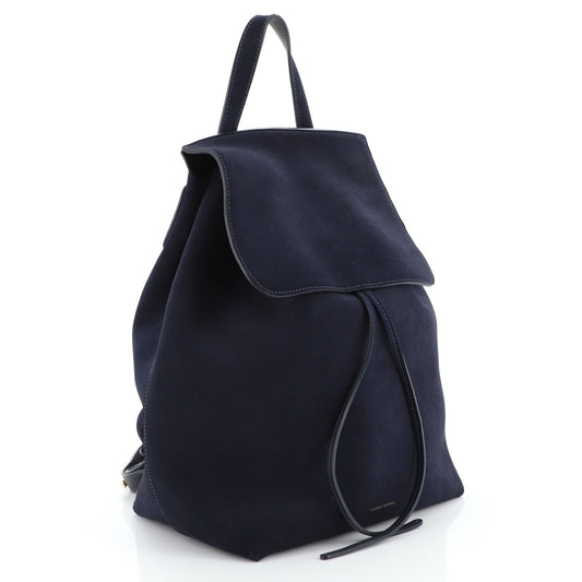 Drawstring Backpack Suede Mini