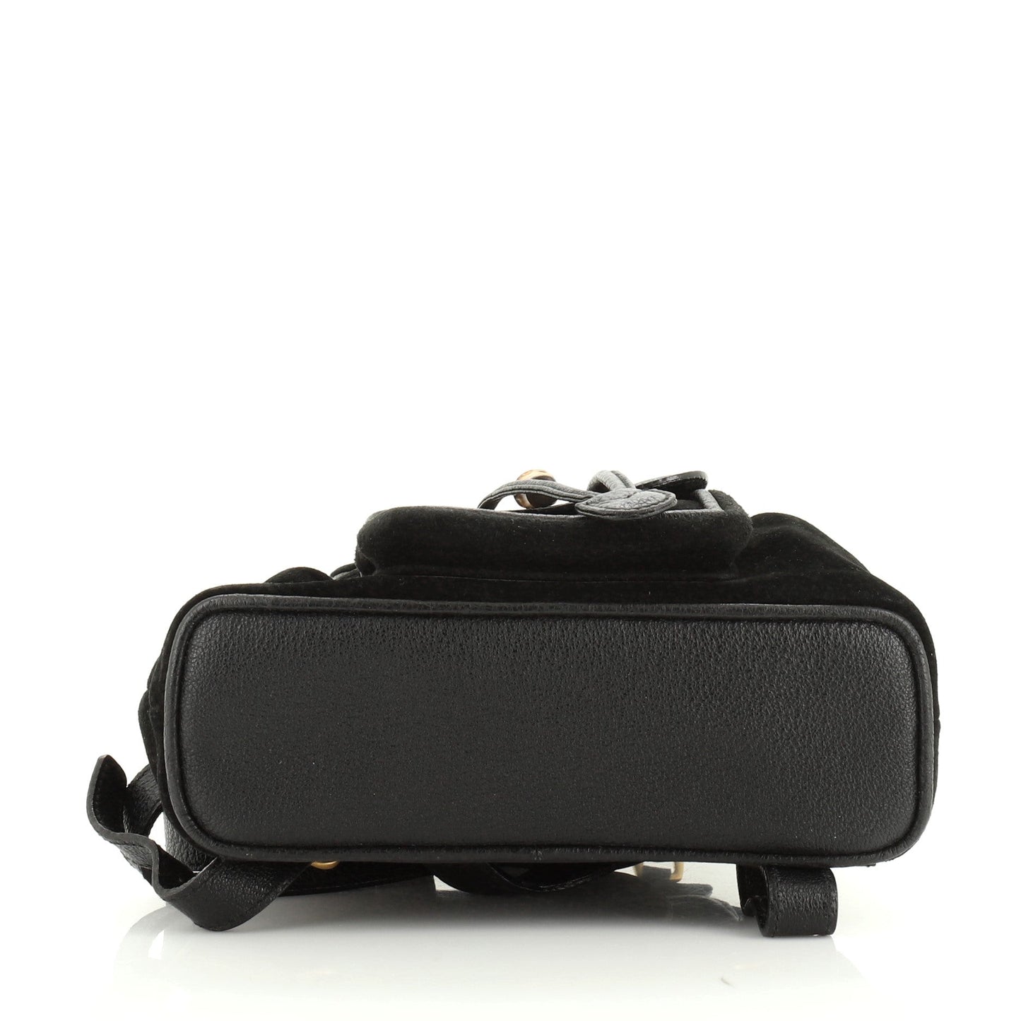 Vintage Bamboo Backpack Suede Mini