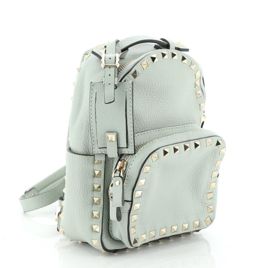 Rockstud Backpack Leather Mini
