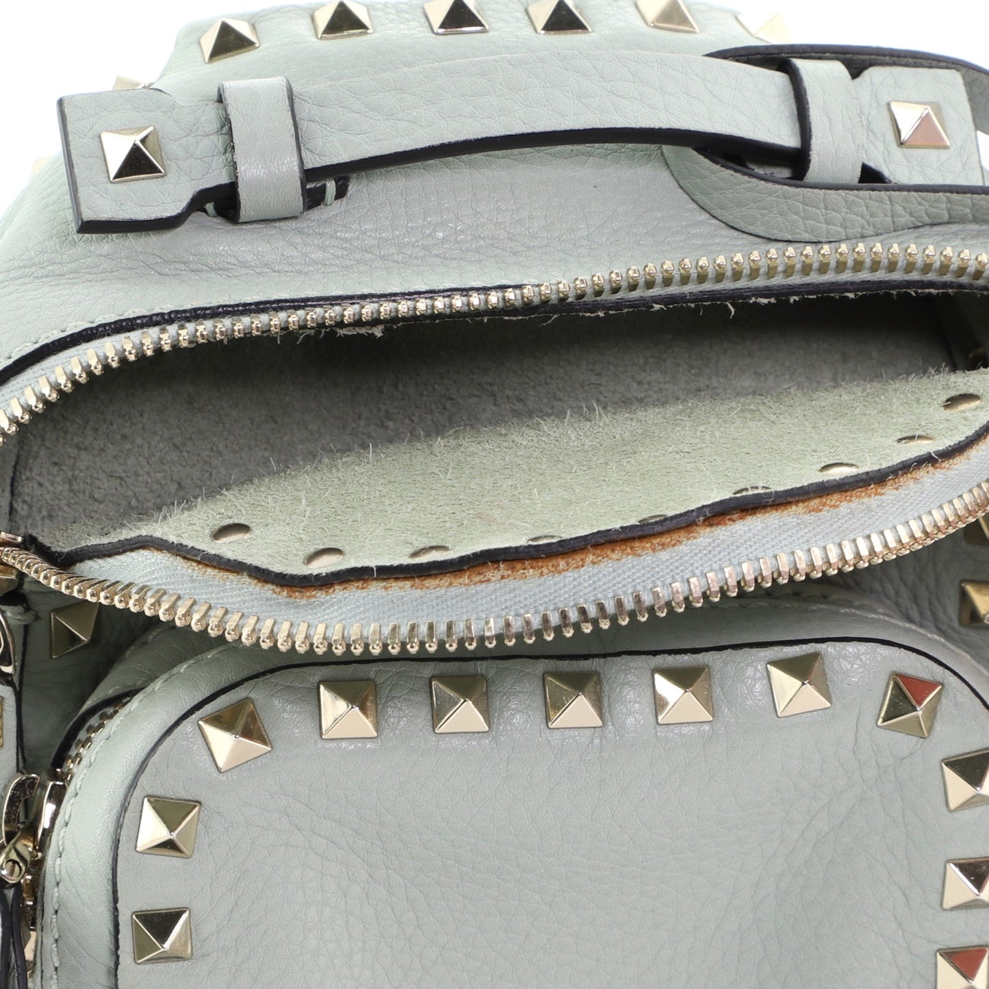 Rockstud Backpack Leather Mini