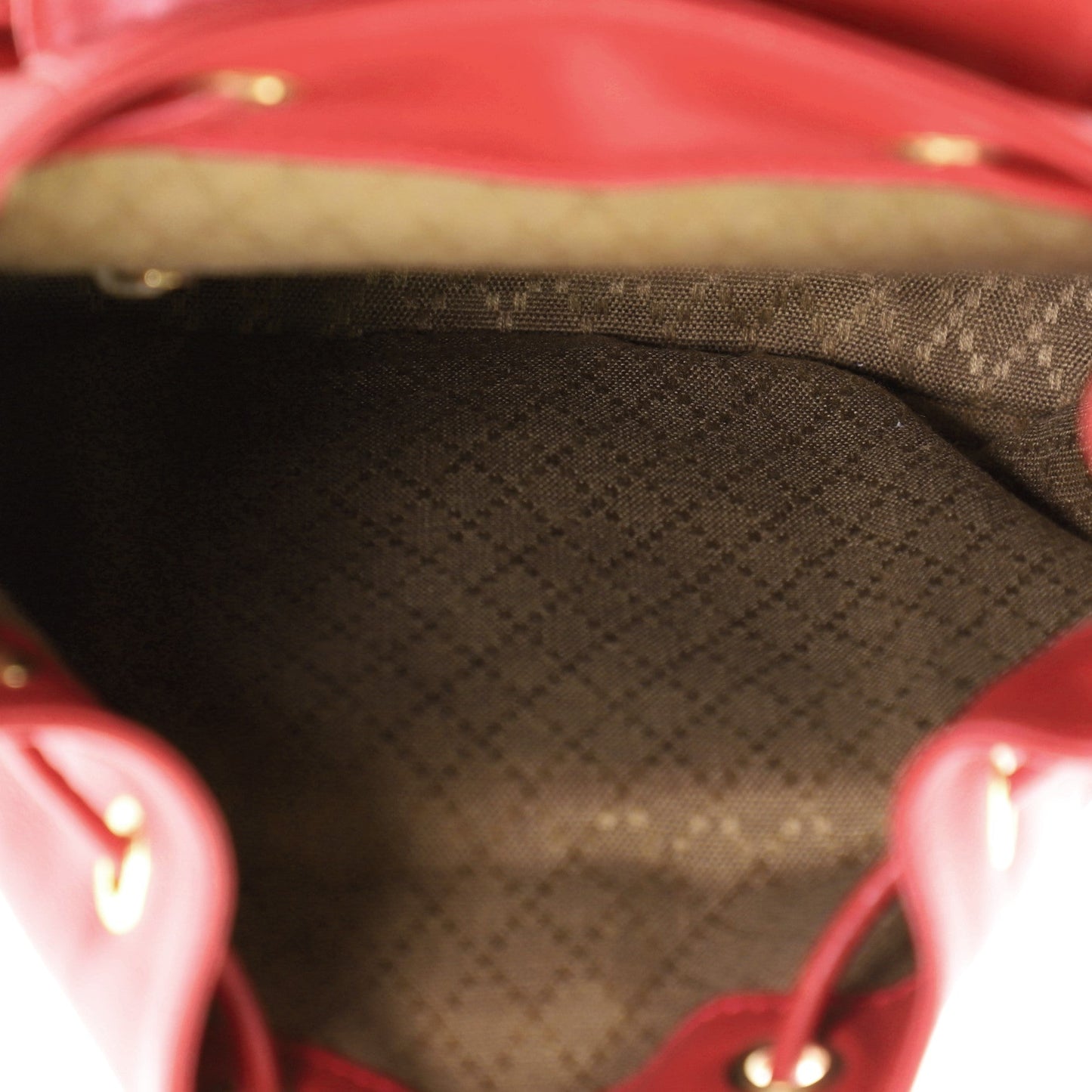 Vintage Bamboo Backpack Leather Mini