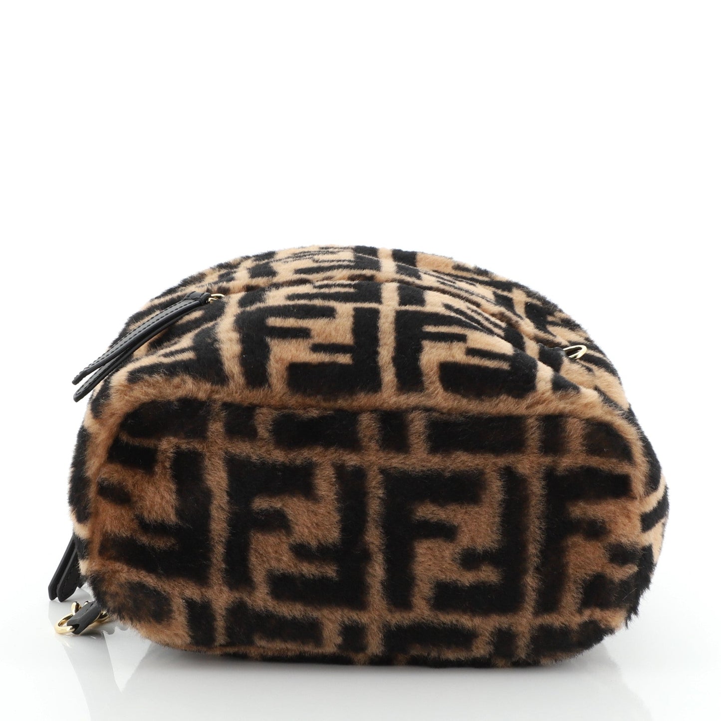 Zip Backpack Zucca Shearling Mini