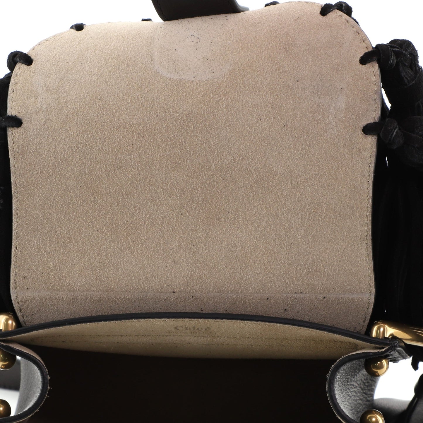 Fringe Tassel Hudson Bag Leather Mini