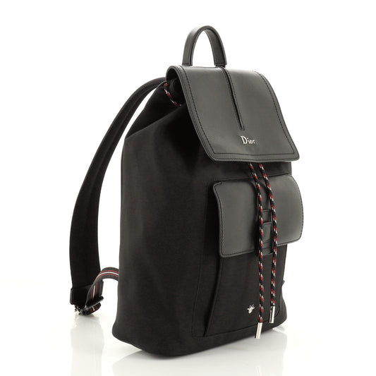 Motion Backpack Nylon and Leather Mini