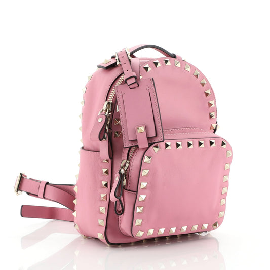 Rockstud Backpack Leather Mini