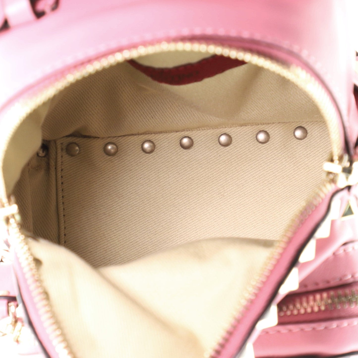Rockstud Backpack Leather Mini
