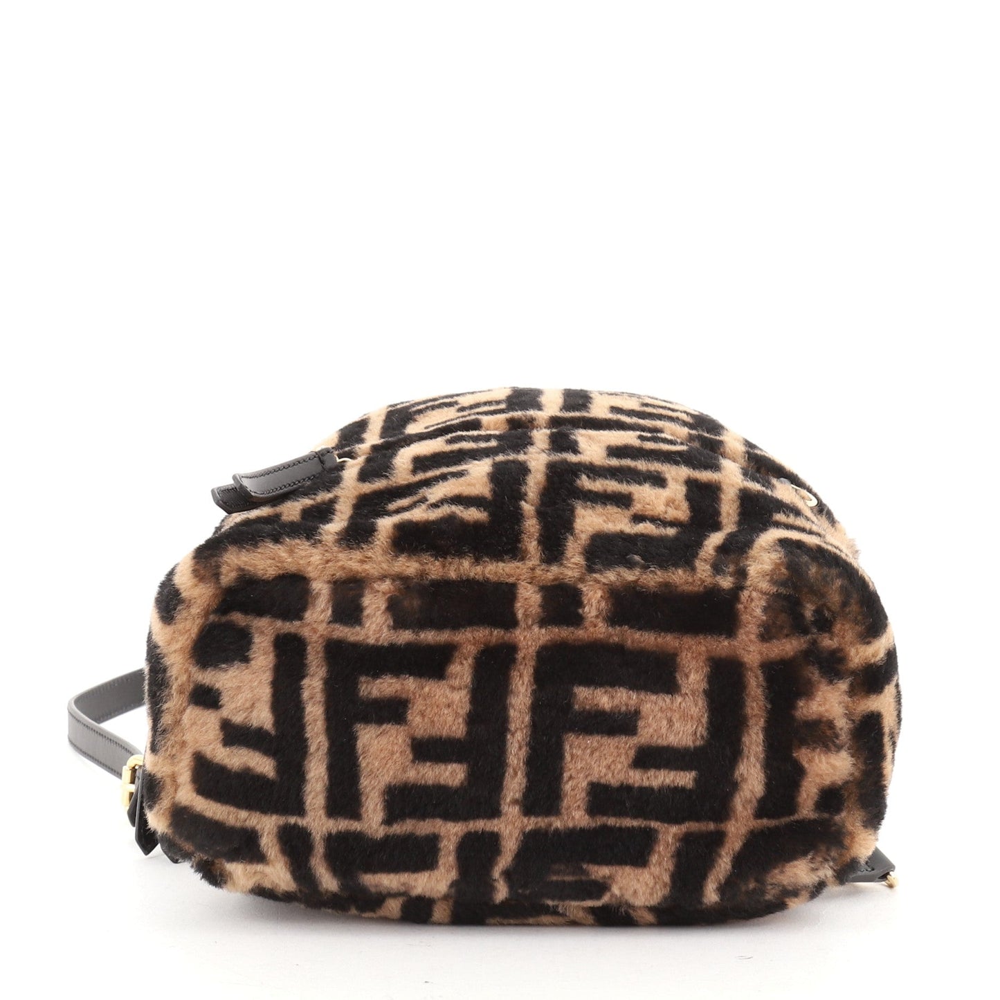 Zip Backpack Zucca Shearling Mini