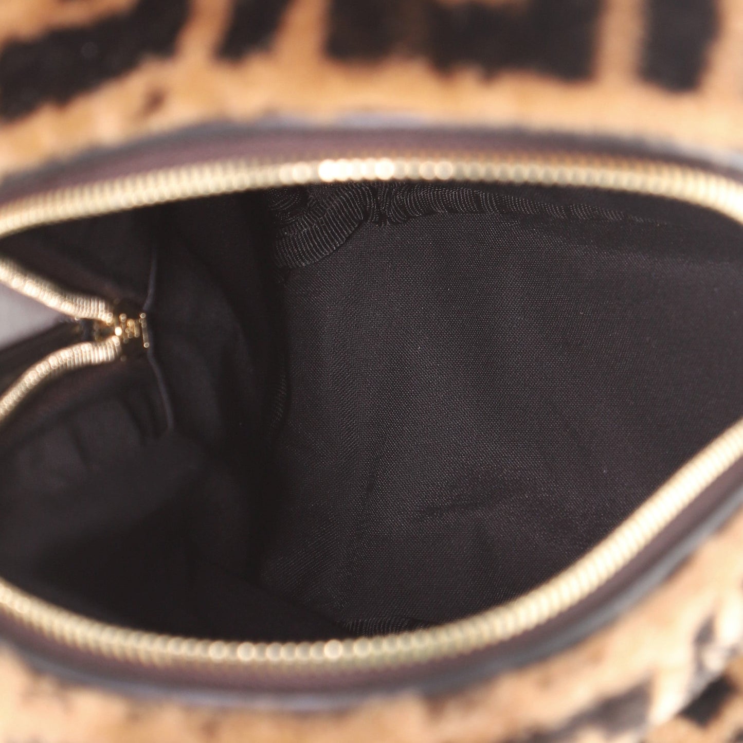Zip Backpack Zucca Shearling Mini