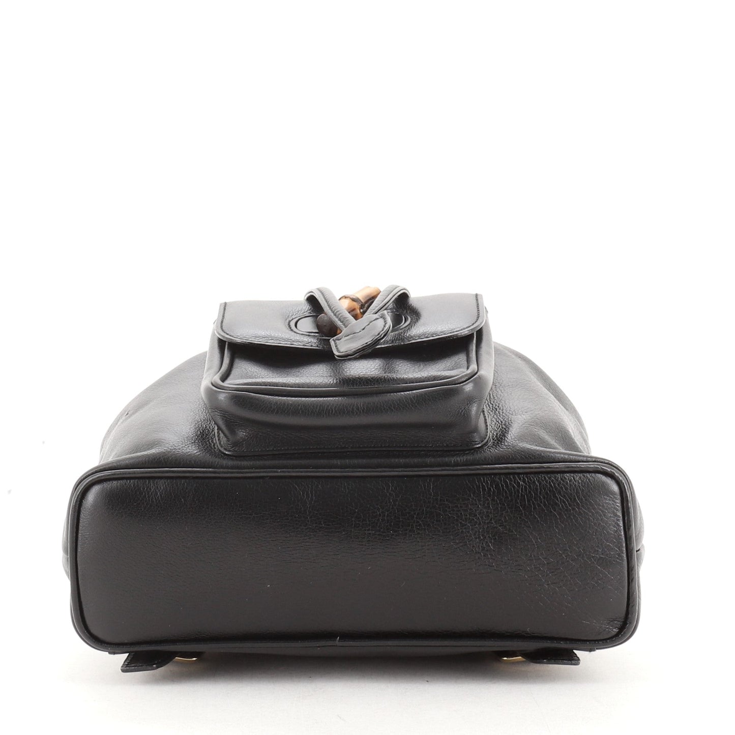 Vintage Bamboo Backpack Leather Mini