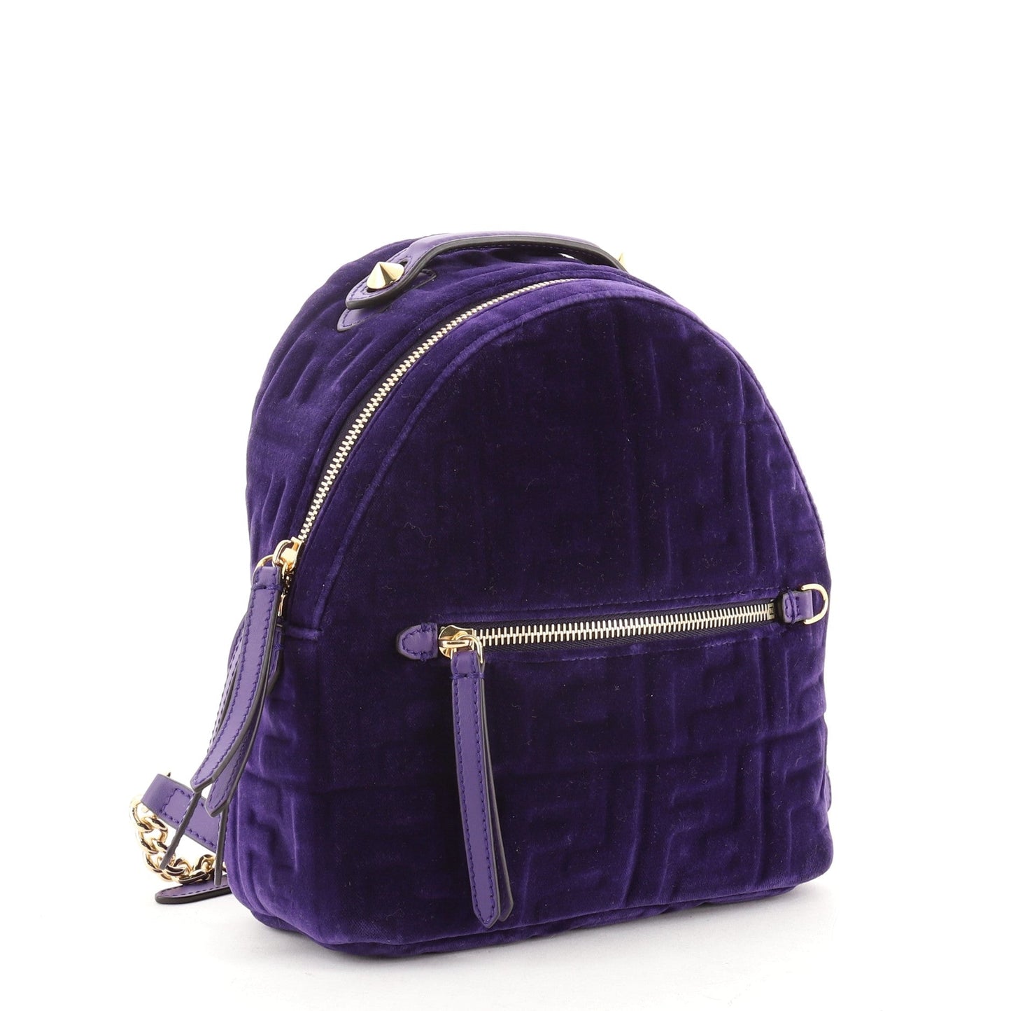 By The Way Backpack Zucca Embossed Velvet Mini
