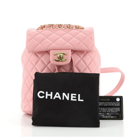 Urban Spirit Backpack Quilted Lambskin Mini