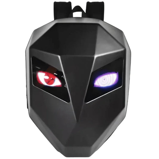 Futuristic Armored Backpack With LED Display