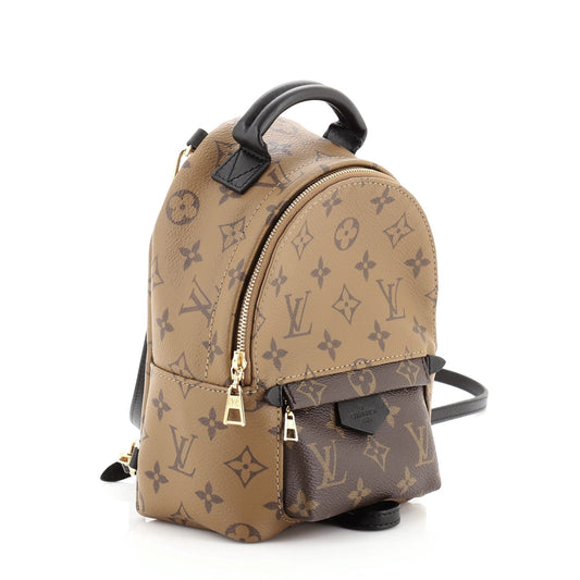 Palm Springs Backpack Reverse Monogram Canvas Mini