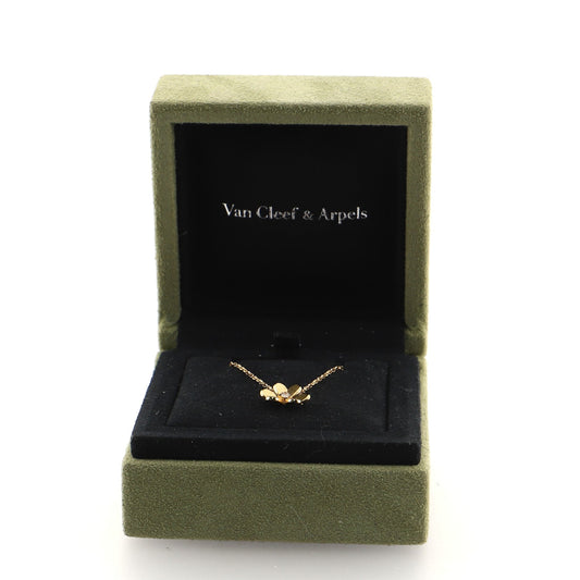 Frivole Pendant Necklace 18K Yellow Gold and Diamond Mini