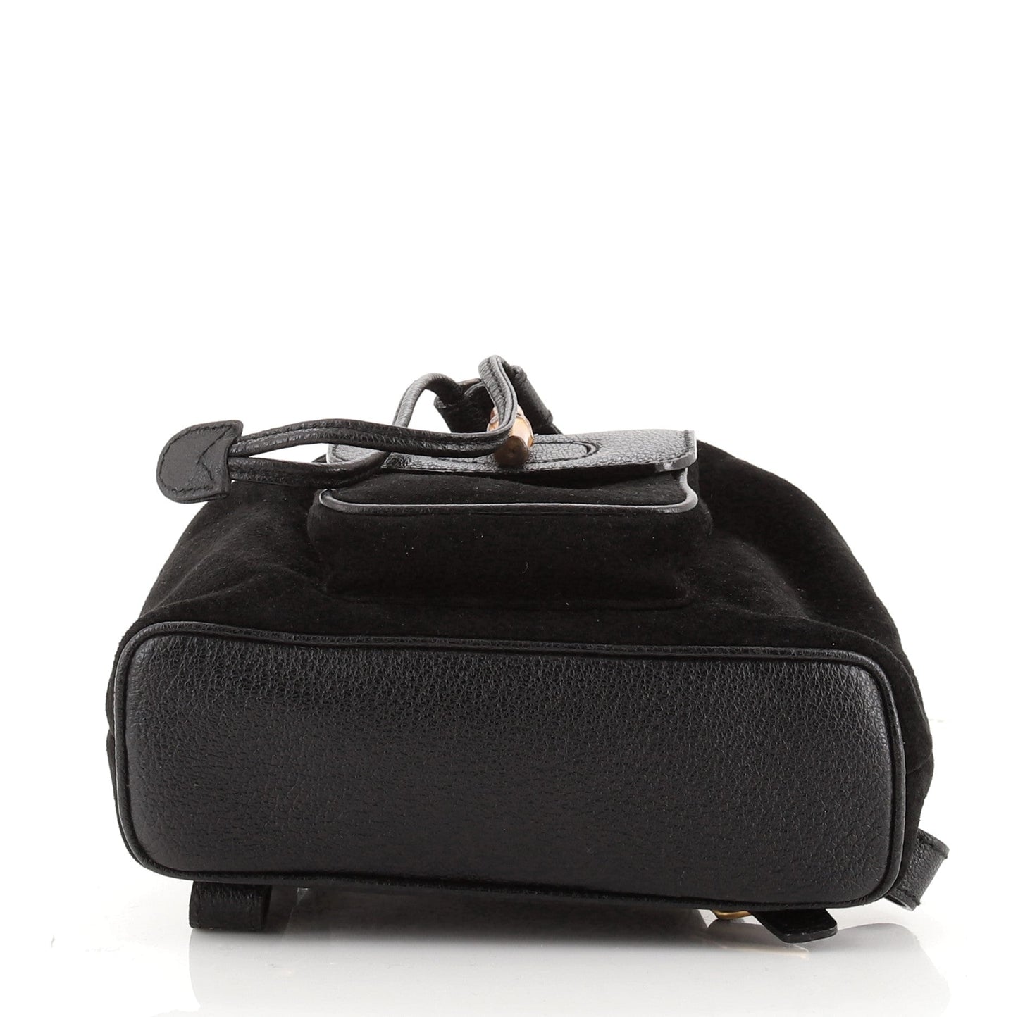 Vintage Bamboo Backpack Suede Mini