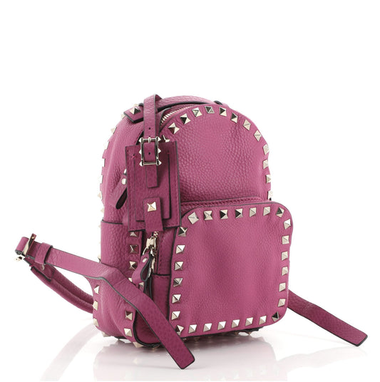 Rockstud Backpack Leather Mini