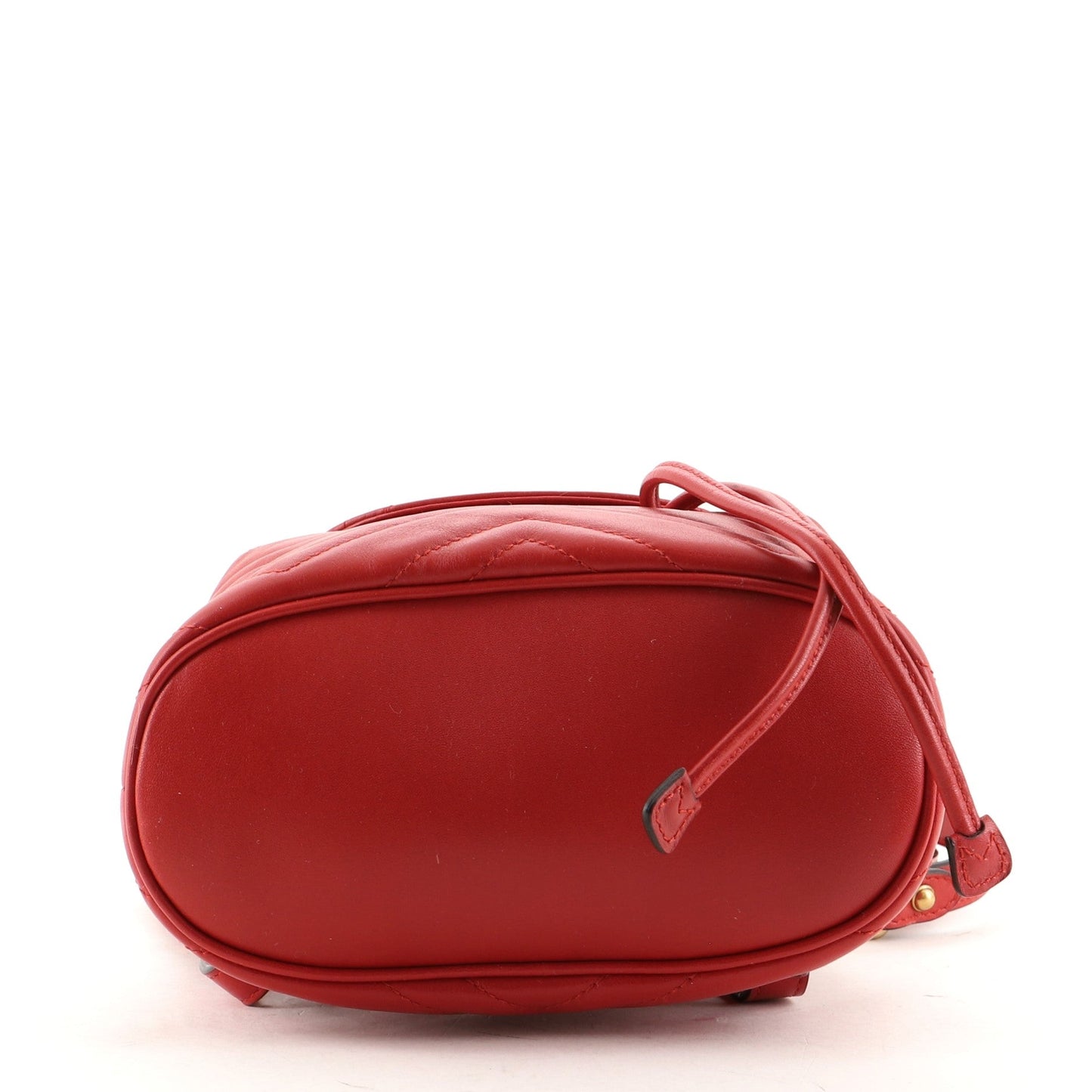 GG Marmont Drawstring Backpack Matelasse Leather Mini