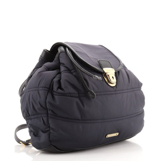 Pushlock Backpack Quilted Nylon Mini